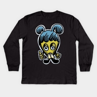 Violet the toother Kids Long Sleeve T-Shirt